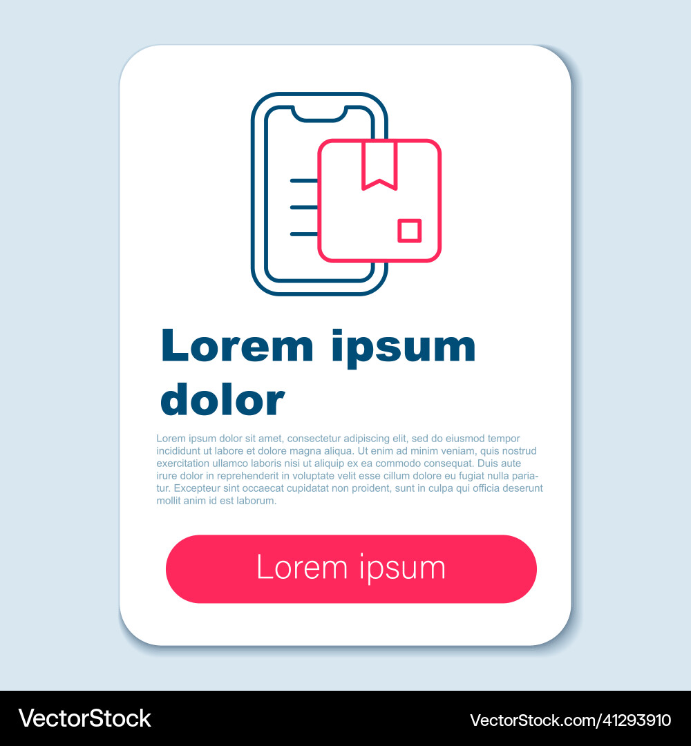Line document tracking marker system icon isolated Line document tracking marker system icon isolated vector image