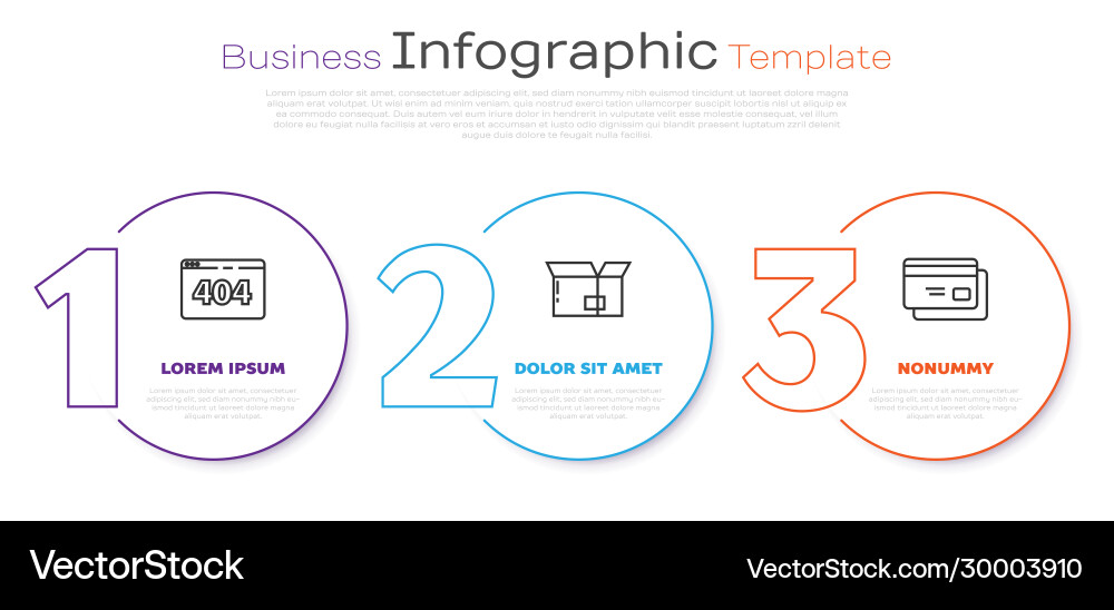 Set line page with a 404 error carton cardboard Set line page with a 404 error carton cardboard vector image