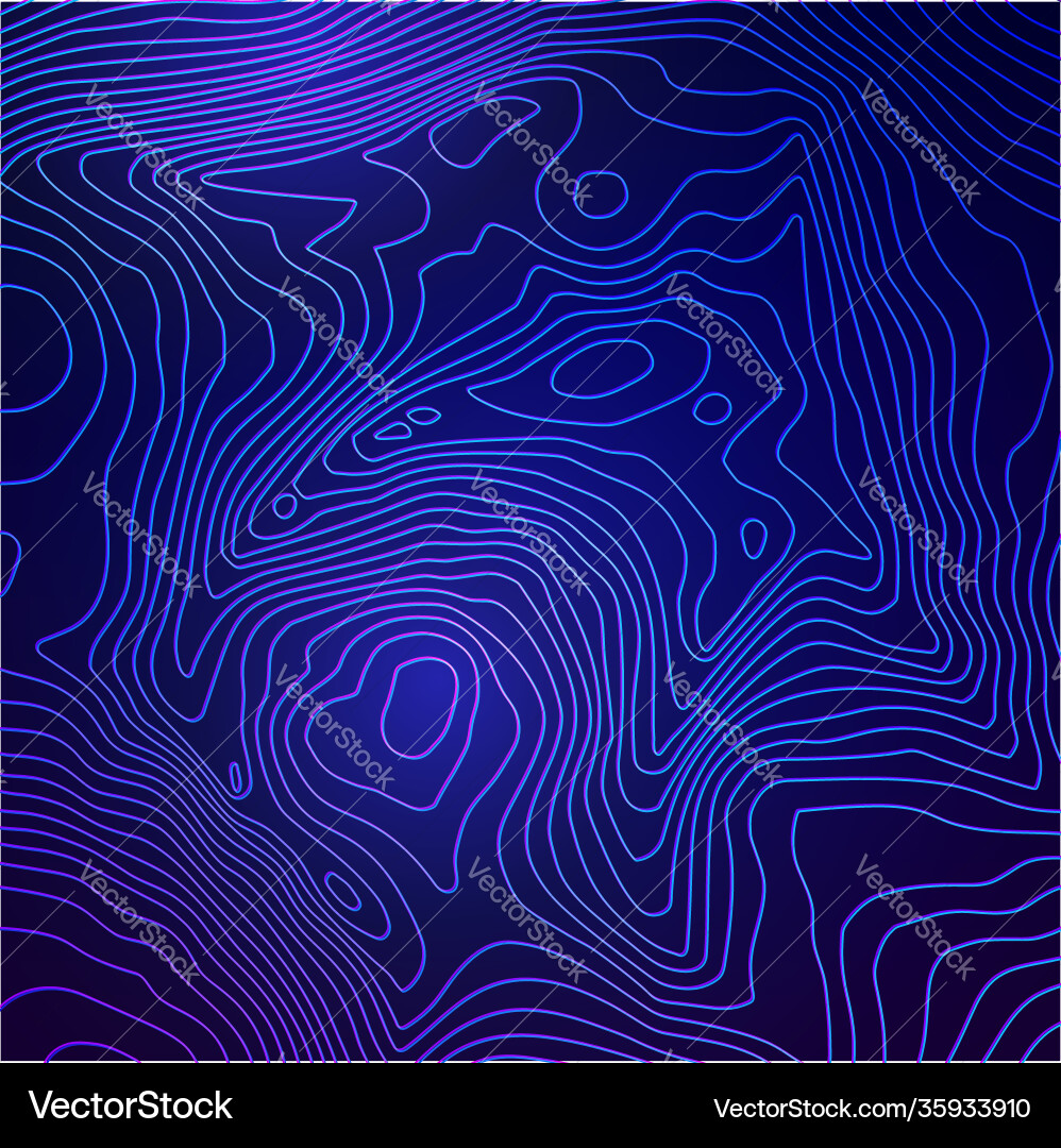 Topographic map colorful abstract background Topographic map colorful abstract background vector image