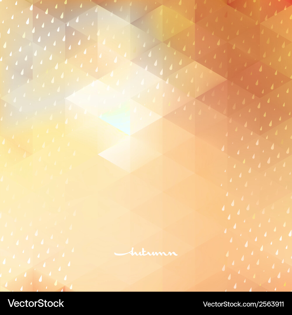 Abstract autumnbackground template eps 10 vector image