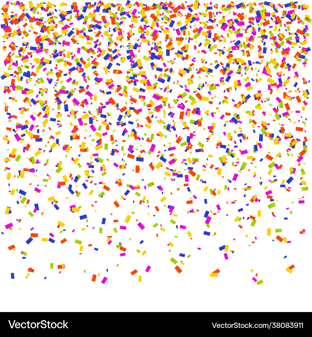 Abstract background with falling colorful confetti Abstract background with falling colorful confetti vector image