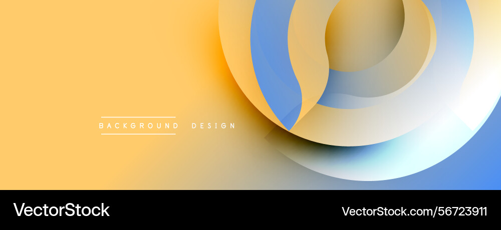 Abstract layers create dynamic visual flow warm vector image