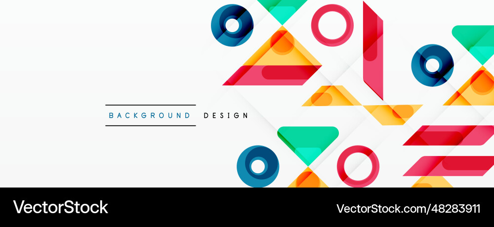 Circle minimal abstract background design Circle minimal abstract background design Vector Image
