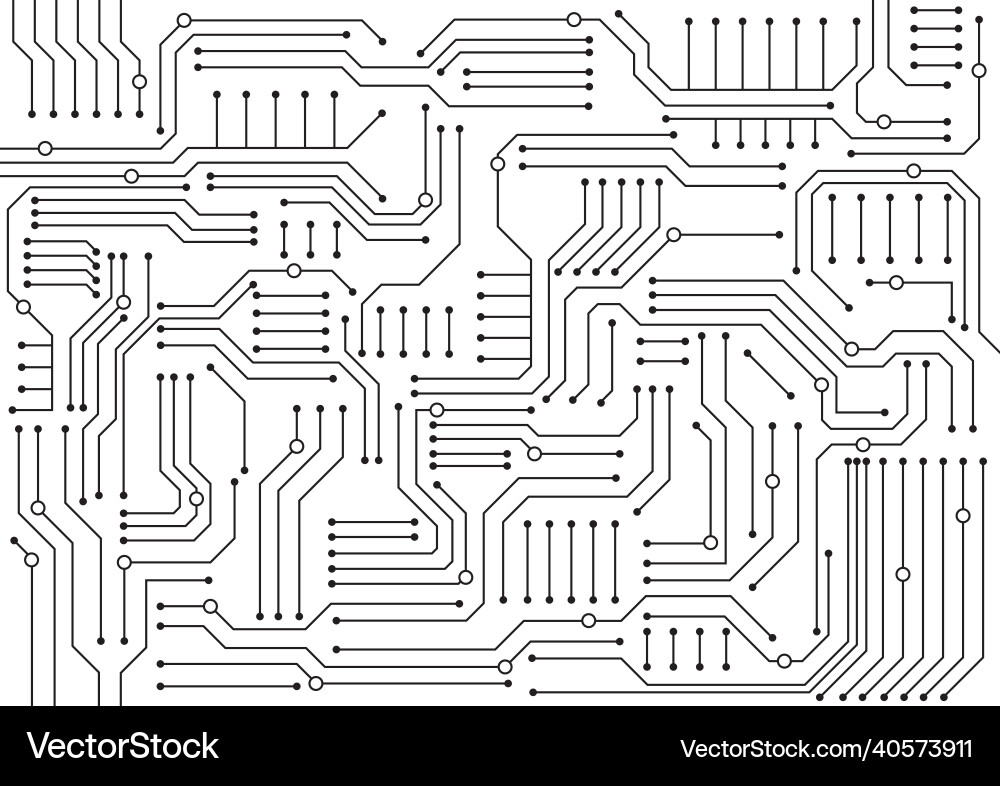 Circuit technology background with hi-tech digital Circuit technology background with hi-tech digital vector image