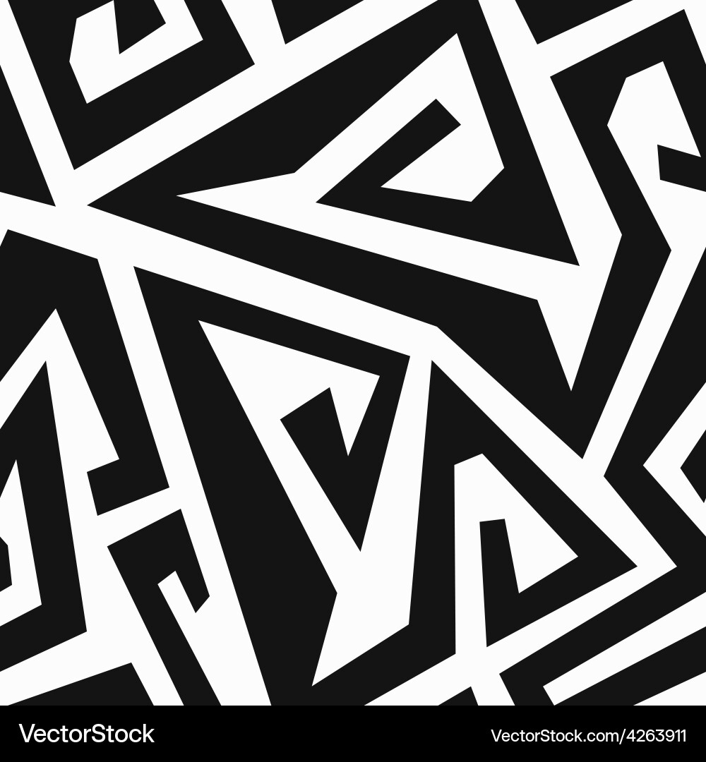 Complex Labyrinth Pattern vector image