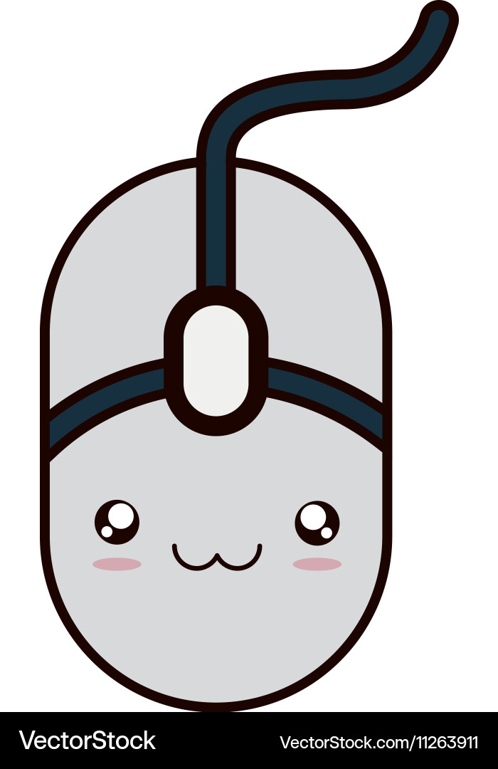 Computer mouse isolated icon vector image