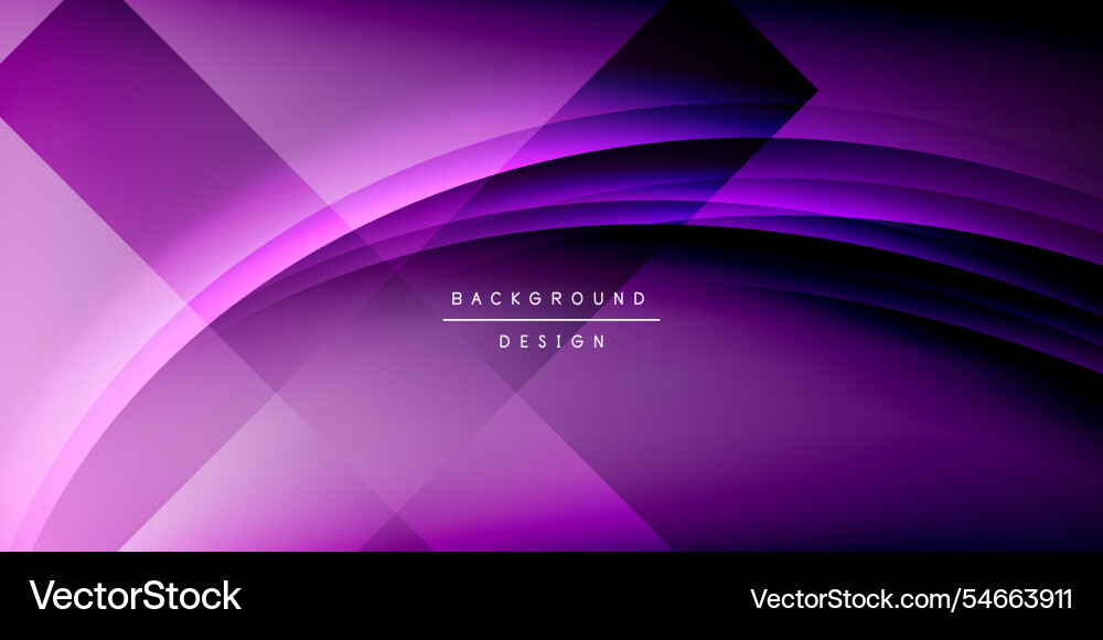 Expressive poster with shadow lines features Vector Image