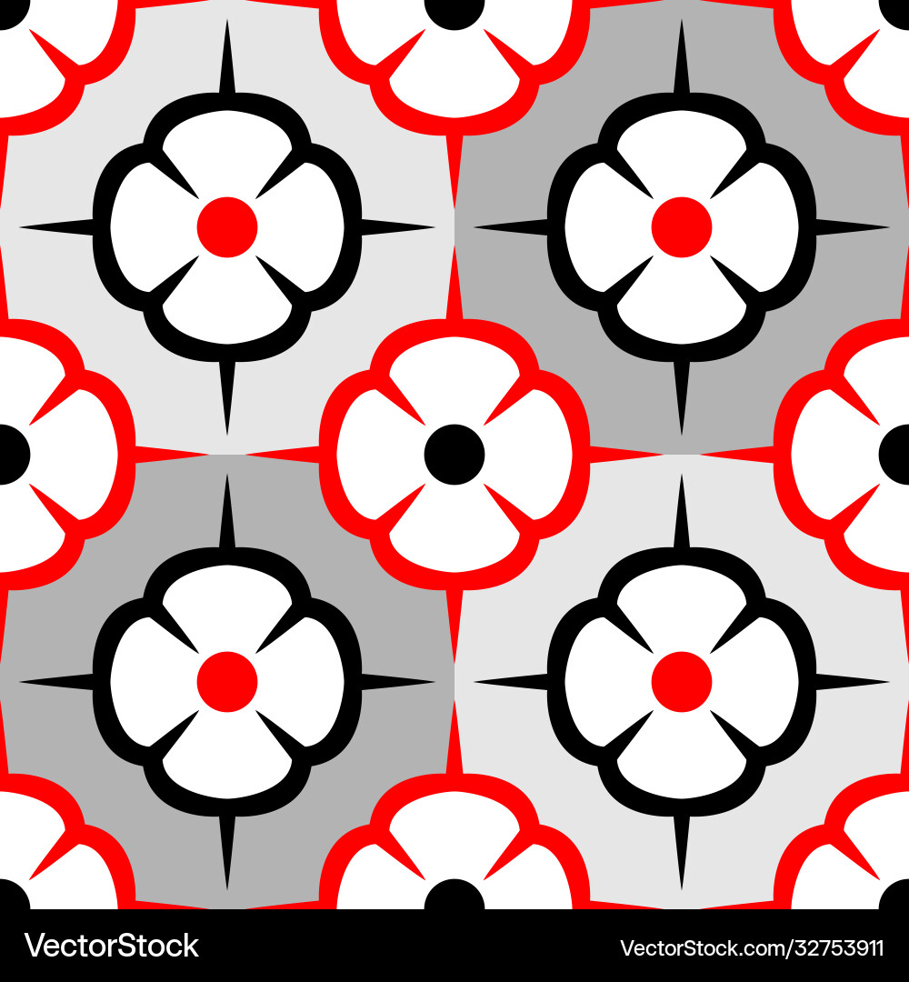 Linear abstract seamless pattern vector image
