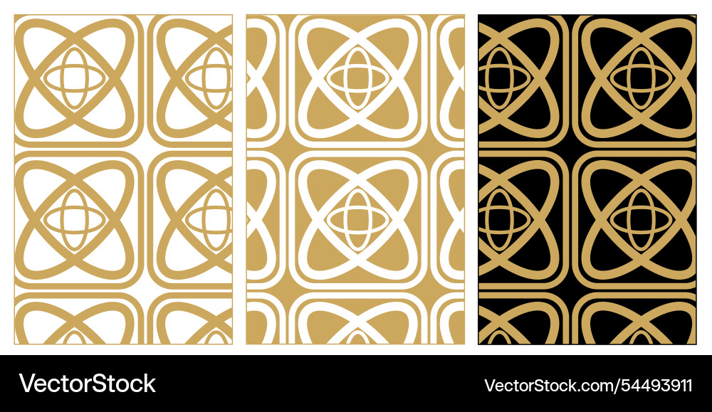 Set of patterns with crosses stripes lines Set of patterns with crosses stripes lines vector image