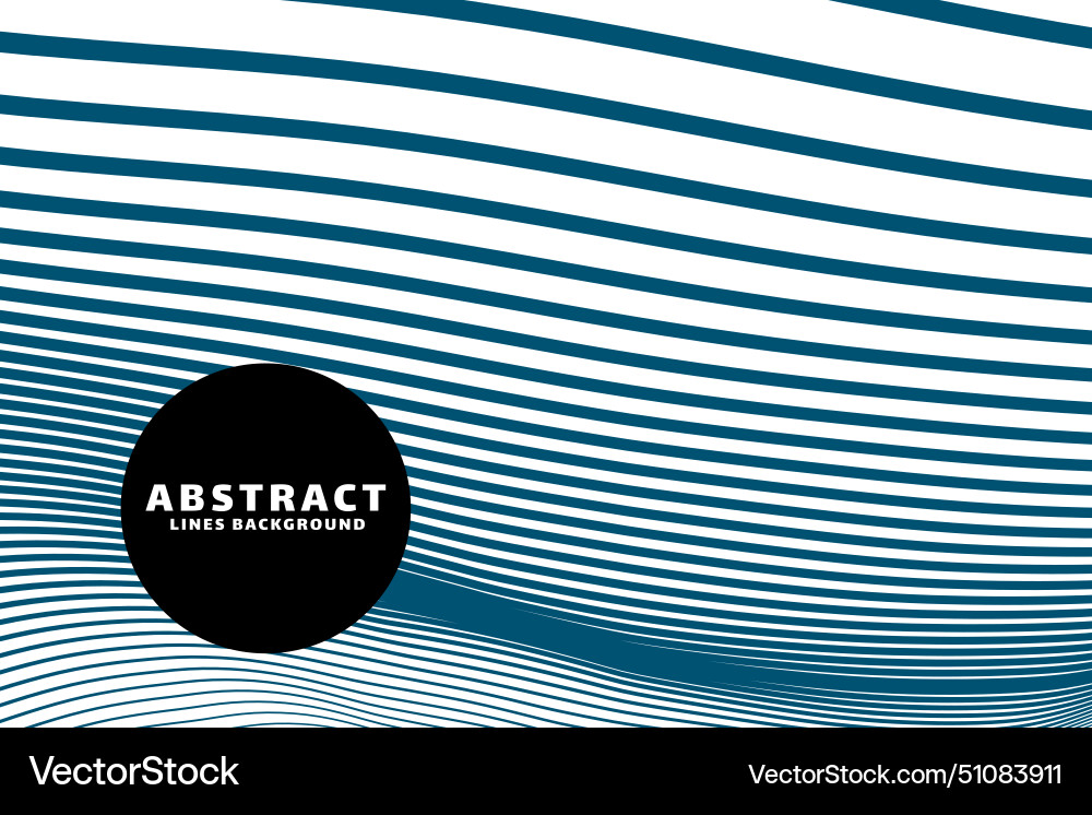 Stylish and modern continuous smooth lines Vector Image