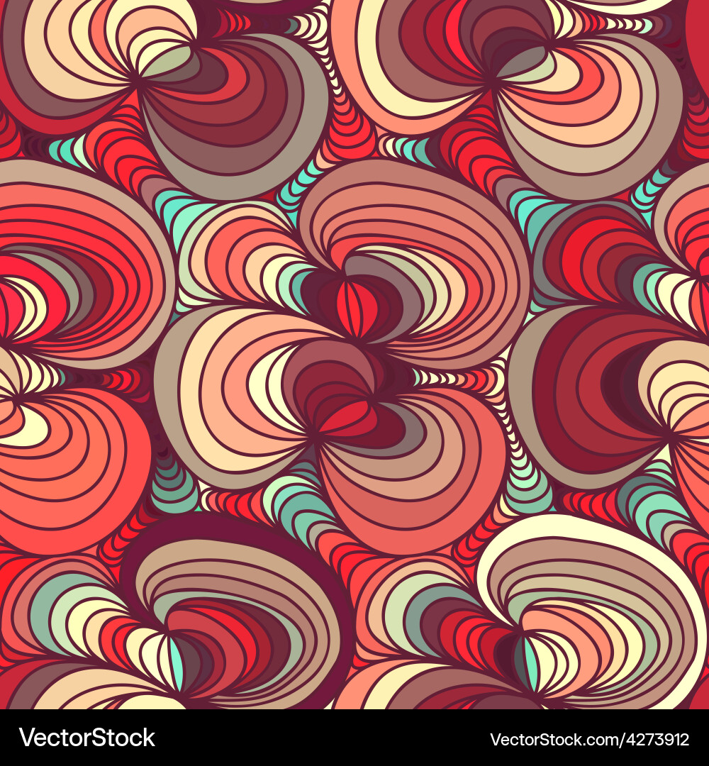 Abstract Colorful Line Pattern vector image