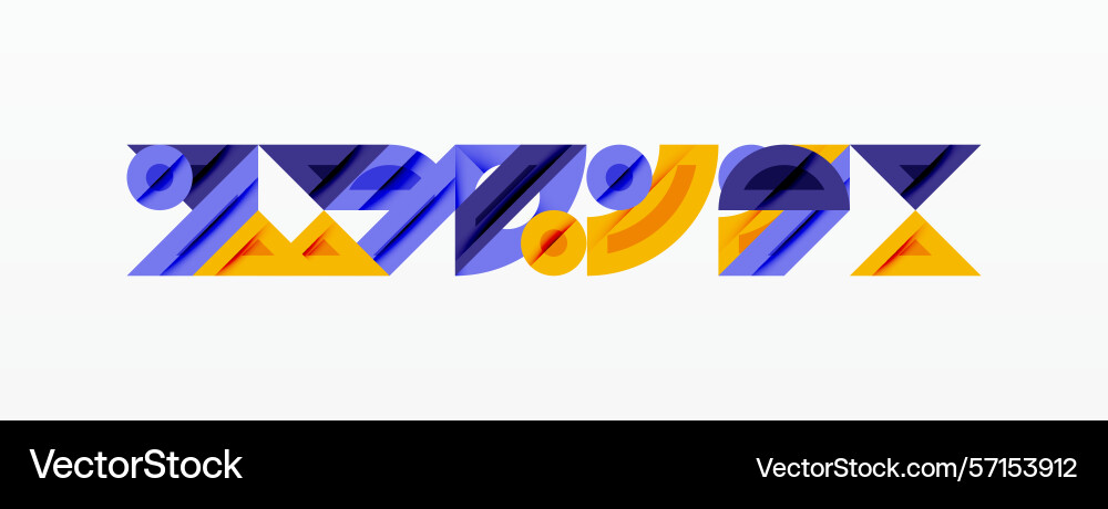 Abstract graphic design features layered text Abstract graphic design features layered text vector image