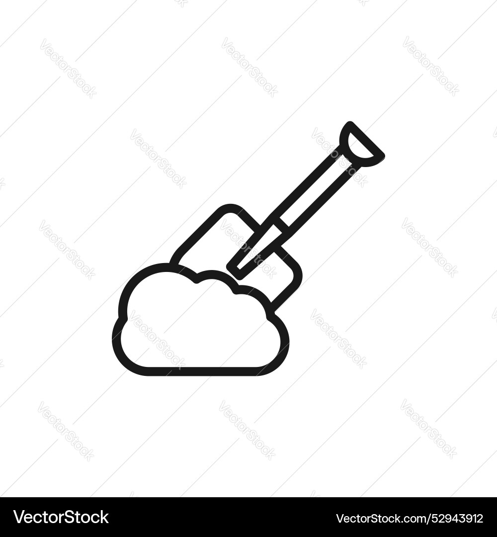 Digging icon Vector Image