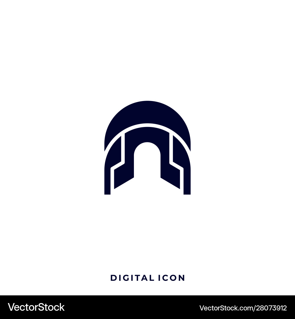 Digital media icon application template Vector Image
