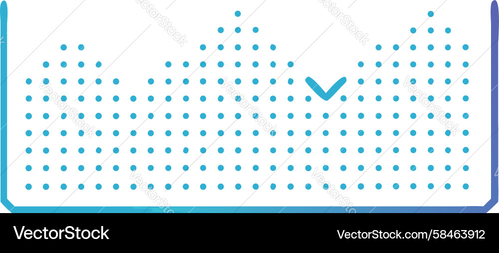 Dynamic Data Waveform Vector Image