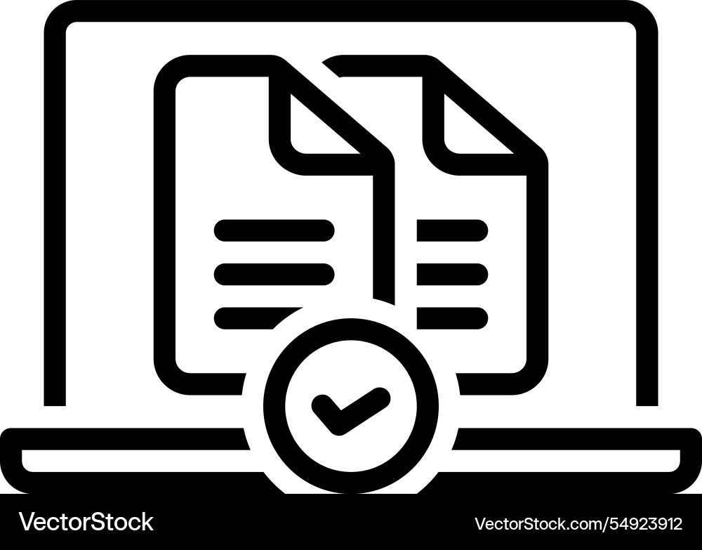 Files vector image