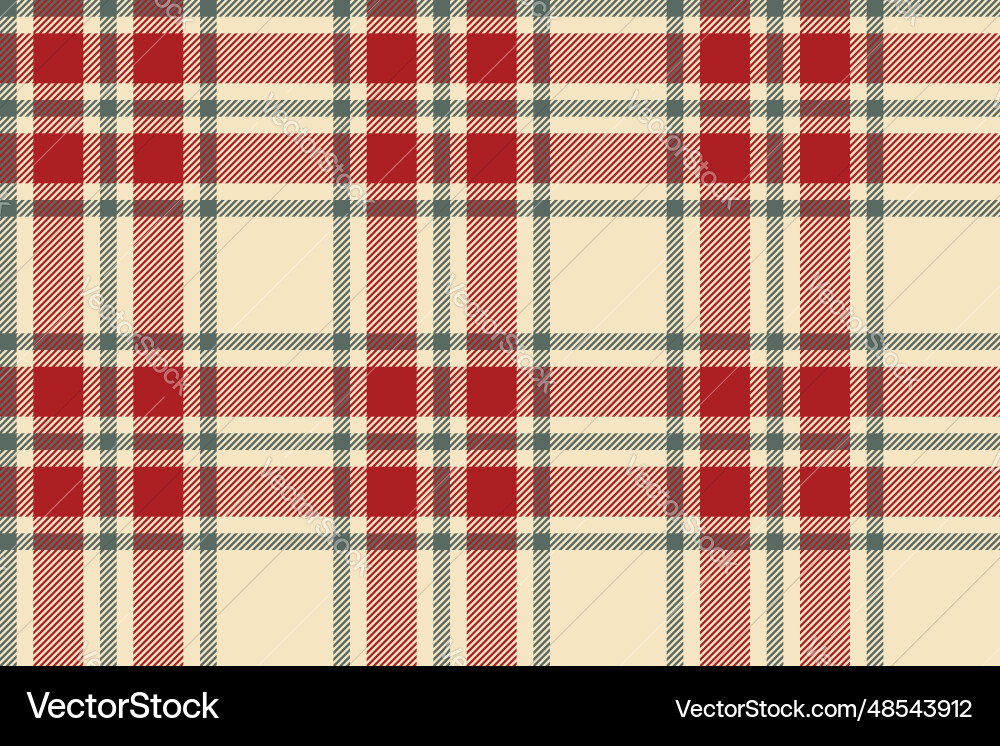 Plaid background check seamless pattern in red Vector Image