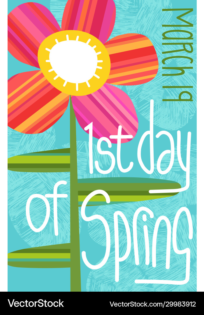 Spring Abstract Floral vector image