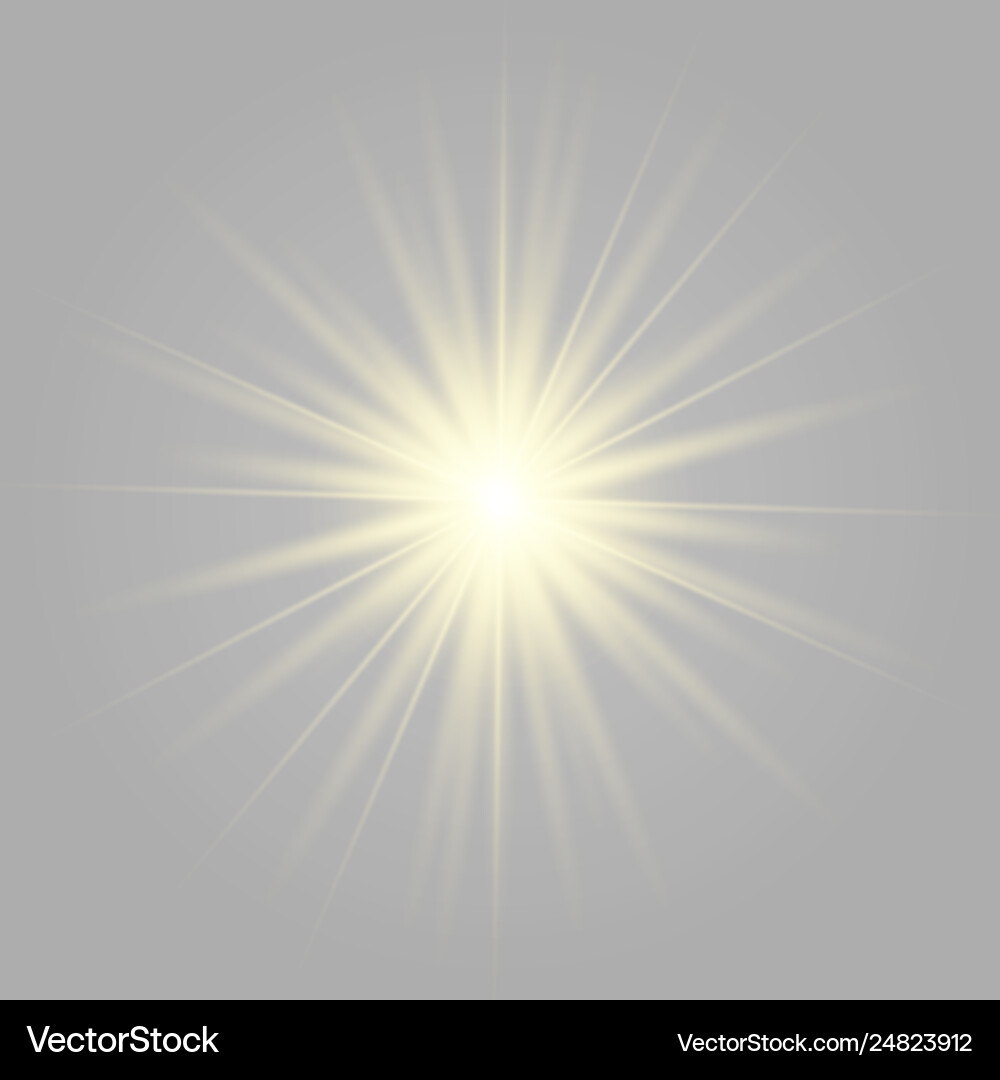 Star explodes on transparent background Star explodes on transparent background vector image