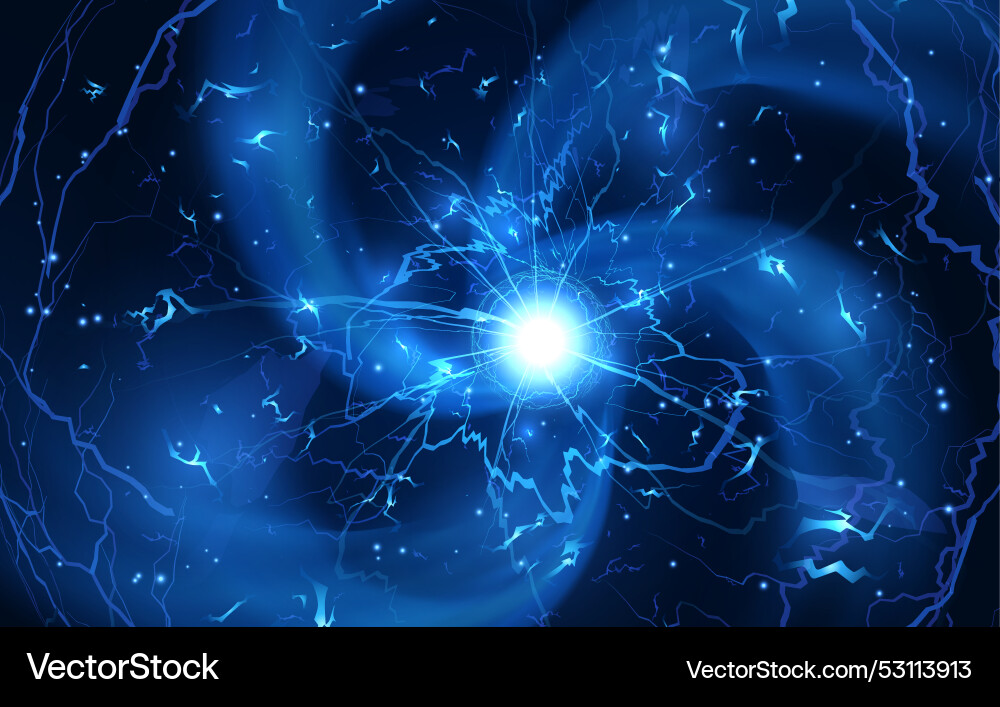 A background with thunder A background with thunder vector image