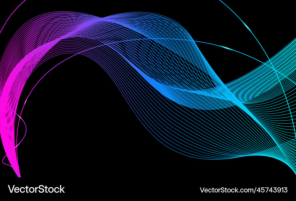 Abstract wave line background with beautiful Abstract wave line background with beautiful Vector Image