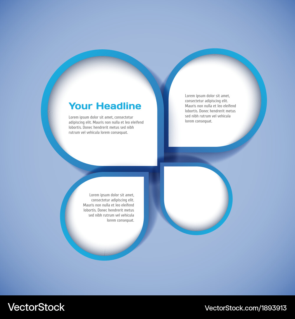 Abstract web design bubble vector image