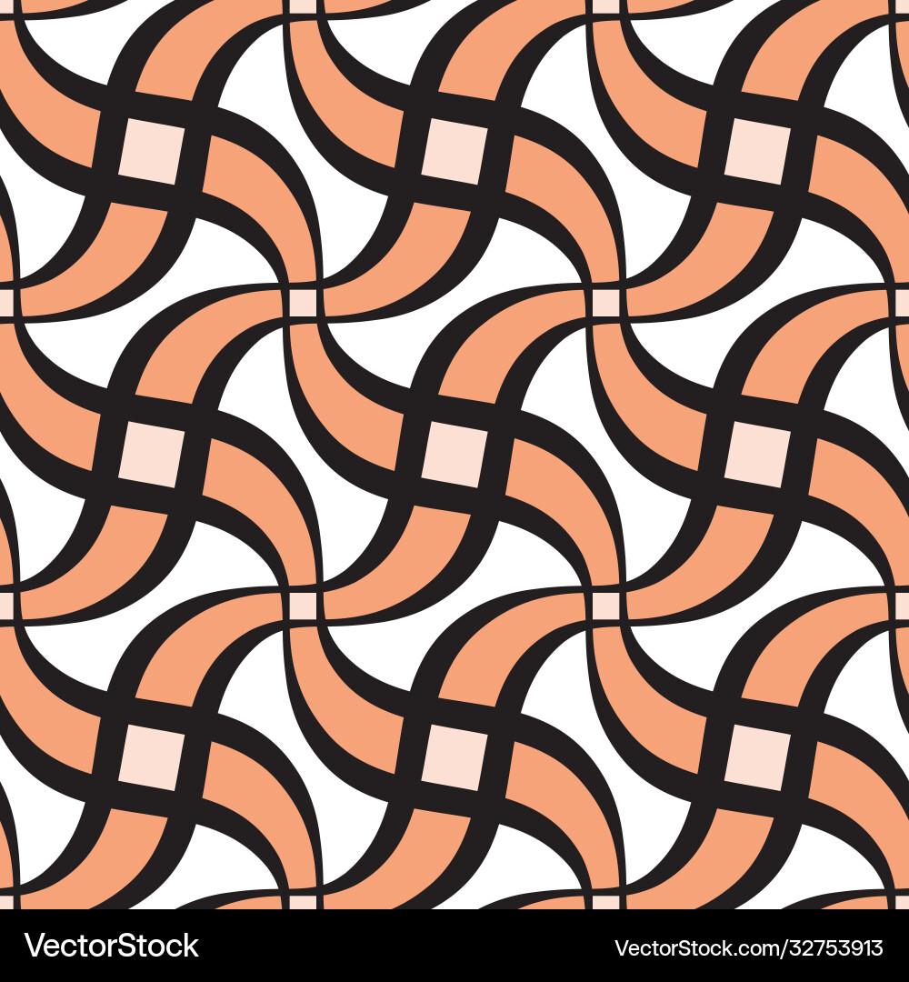 Linear abstract seamless pattern vector image