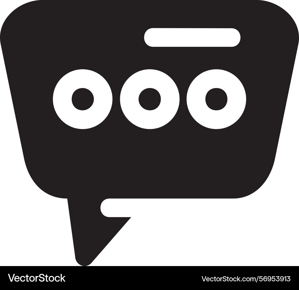 Message icon design vector image