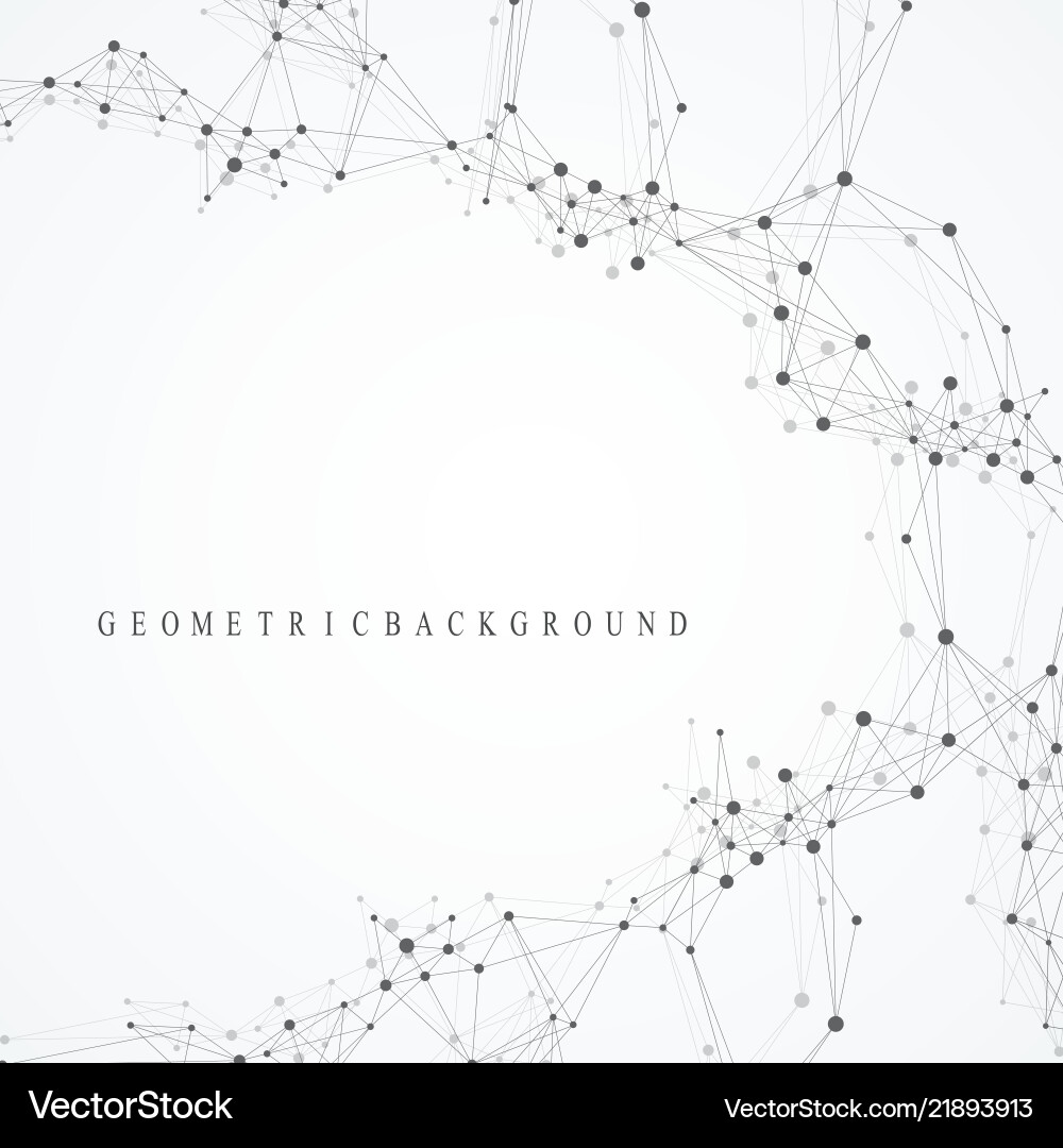 Technology abstract background with connected line Technology abstract background with connected line vector image