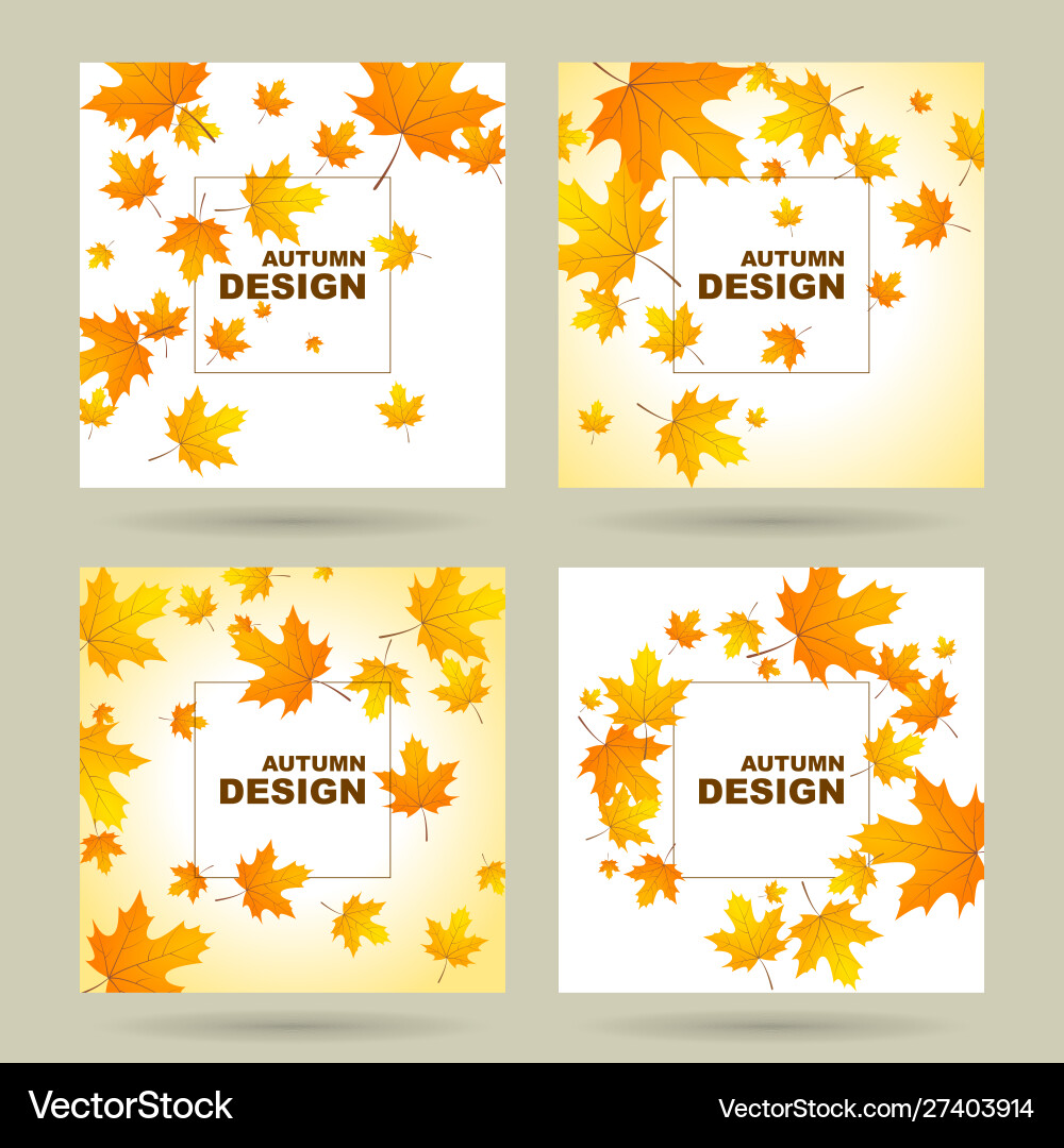 Abstract autumn background Vector Image
