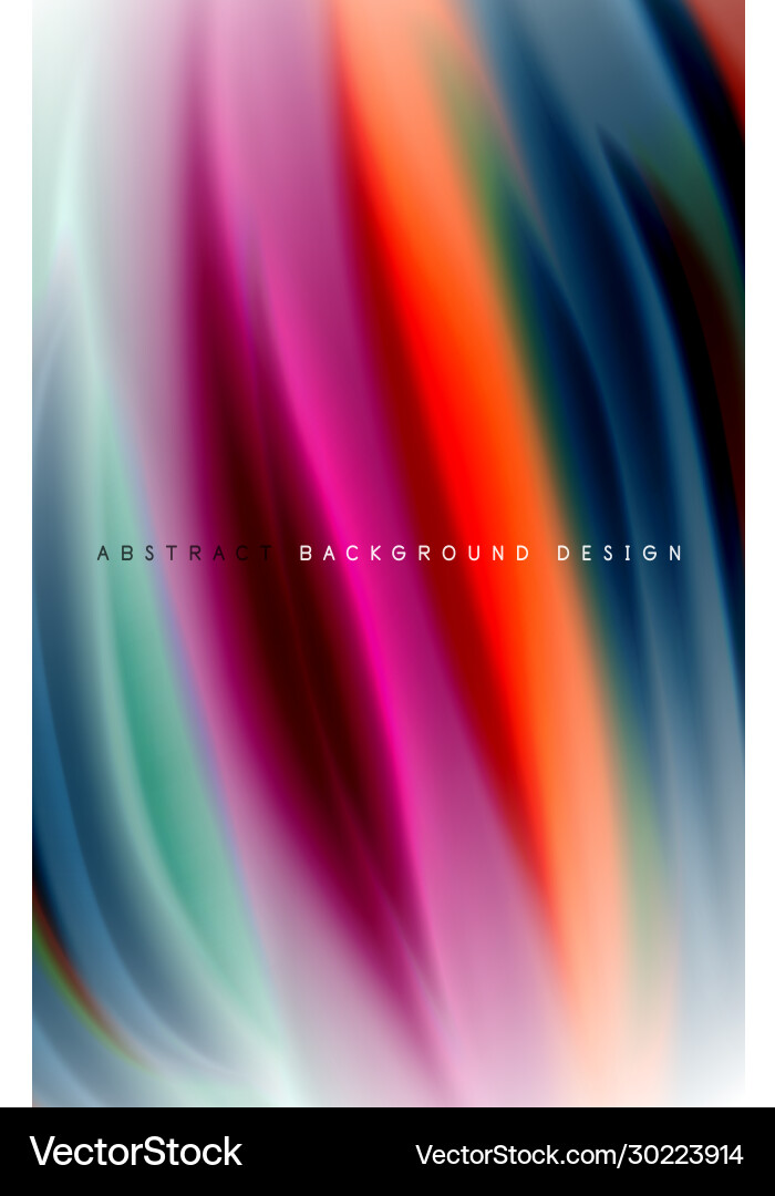 Abstract background - fluid color gradient waves Abstract background - fluid color gradient waves Vector Image