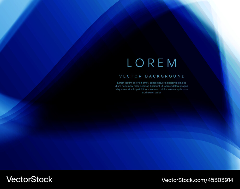 Abstract soft blue curve template background Abstract soft blue curve template background Vector Image