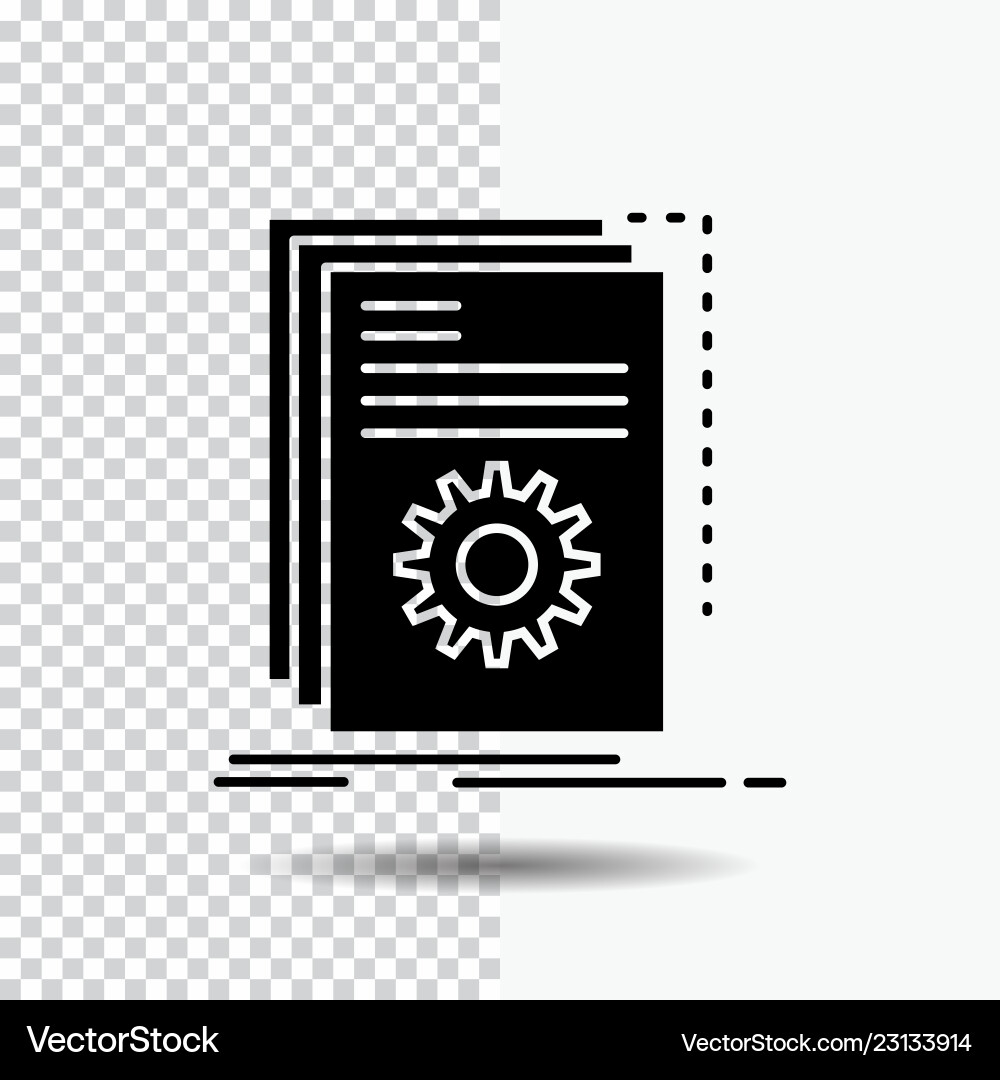 App build developer program script glyph icon App build developer program script glyph icon vector image