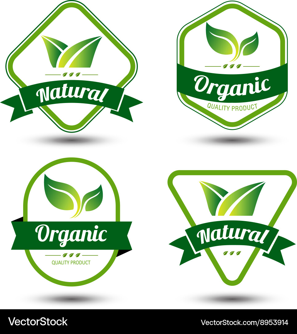 Eco label 7 Royalty Free Vector Image - VectorStock