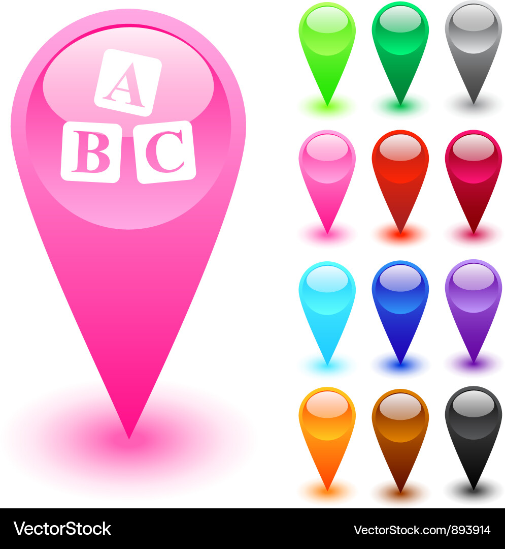 FAQ Icon Button vector image