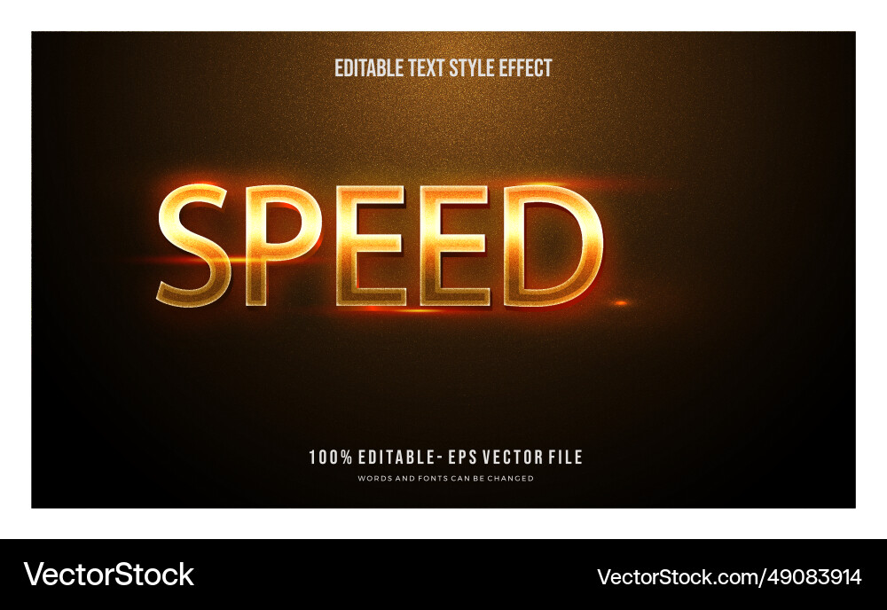 Modern editable text style effect gradient color Modern editable text style effect gradient color vector image