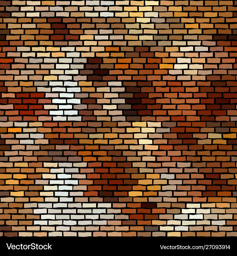 Seamless brick wall graphic Seamless brick wall graphic vector image
