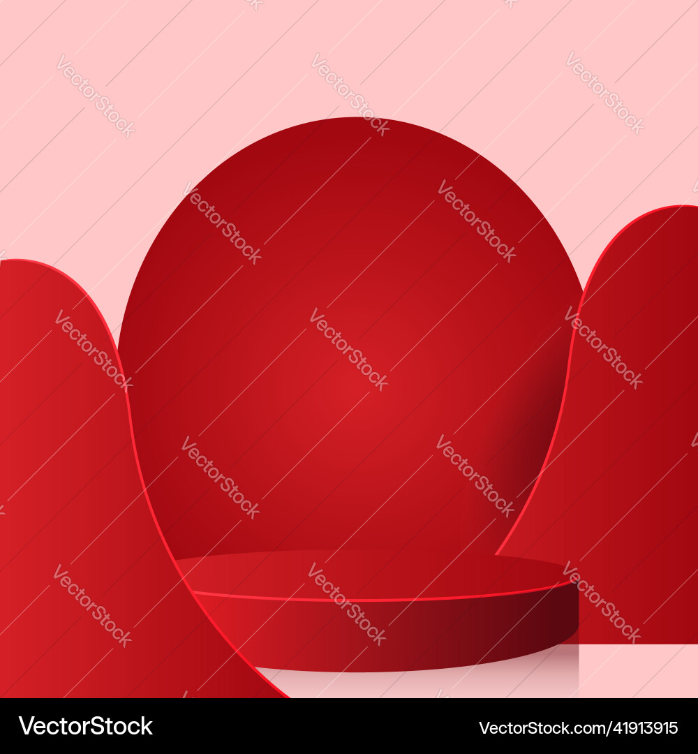 Abstract rendering 3d shape Abstract rendering 3d shape vector image