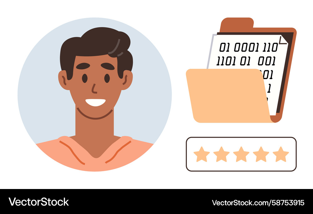 Datenbewertung &amp Bewertung Icon Vektorbild