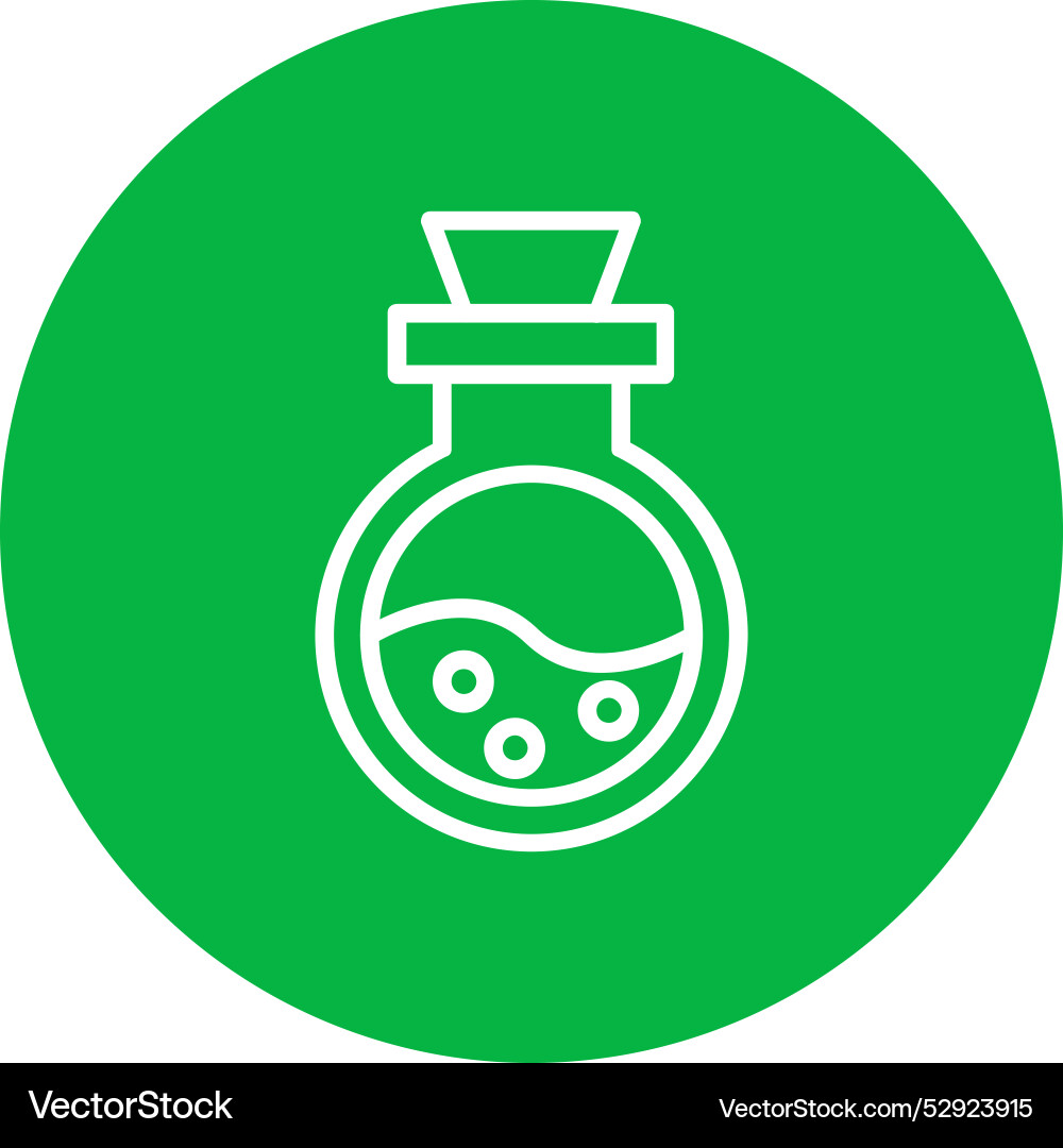 Flask icon design vector image