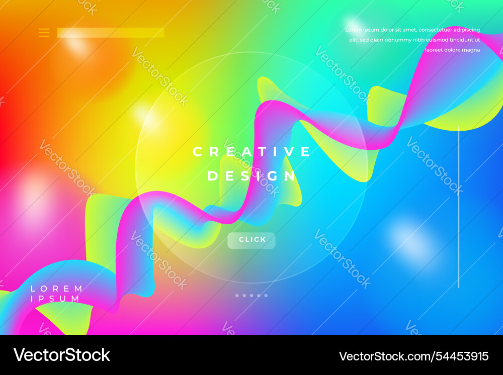 Flowing color background abstract linear wave Flowing color background abstract linear wave vector image
