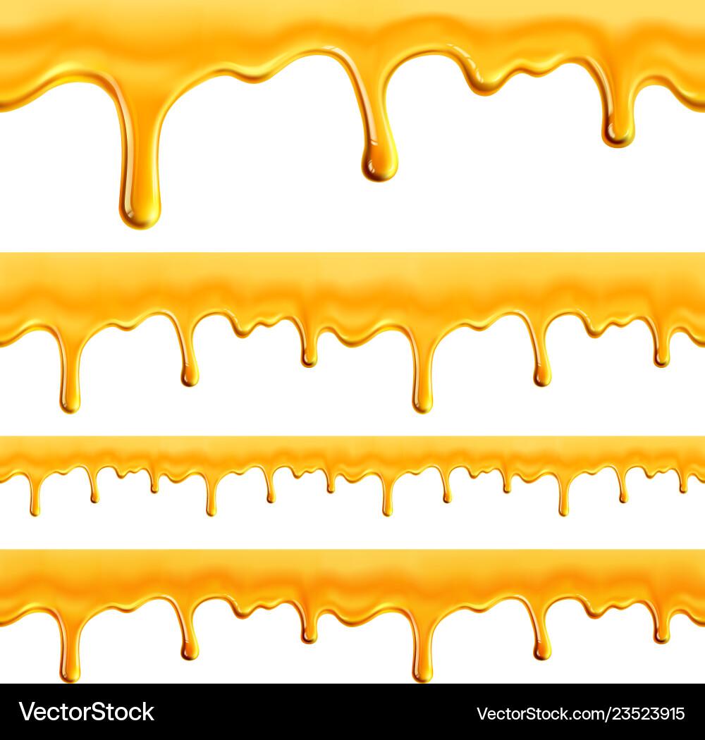 Honey Drizzle Pattern Vector Image