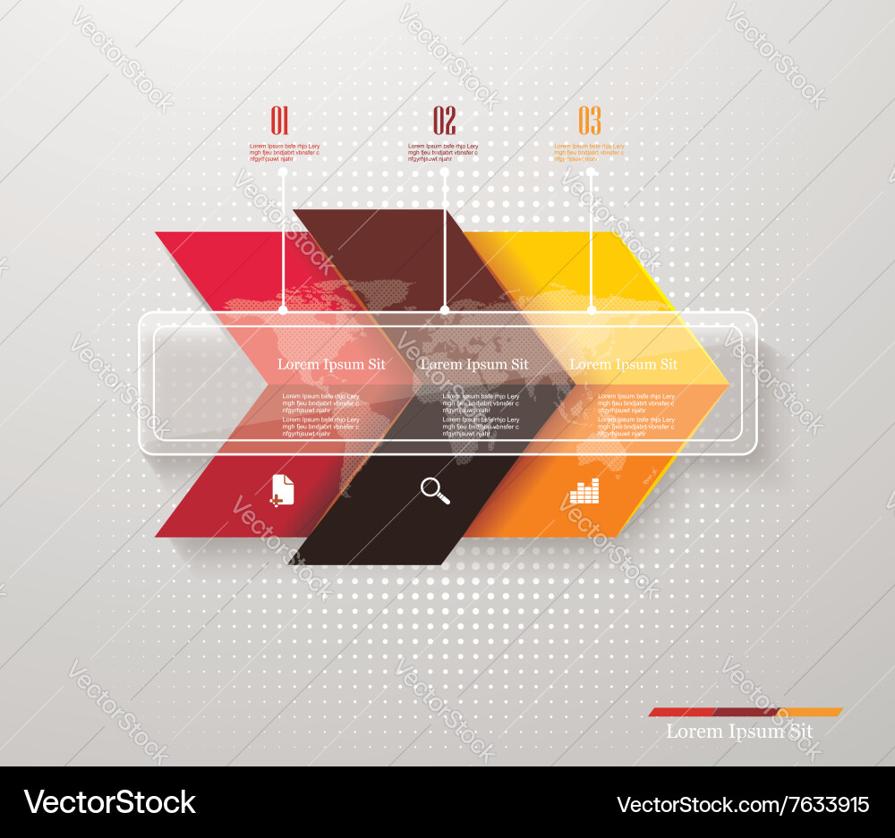 Pointer arrows graphic or website layout vector image
