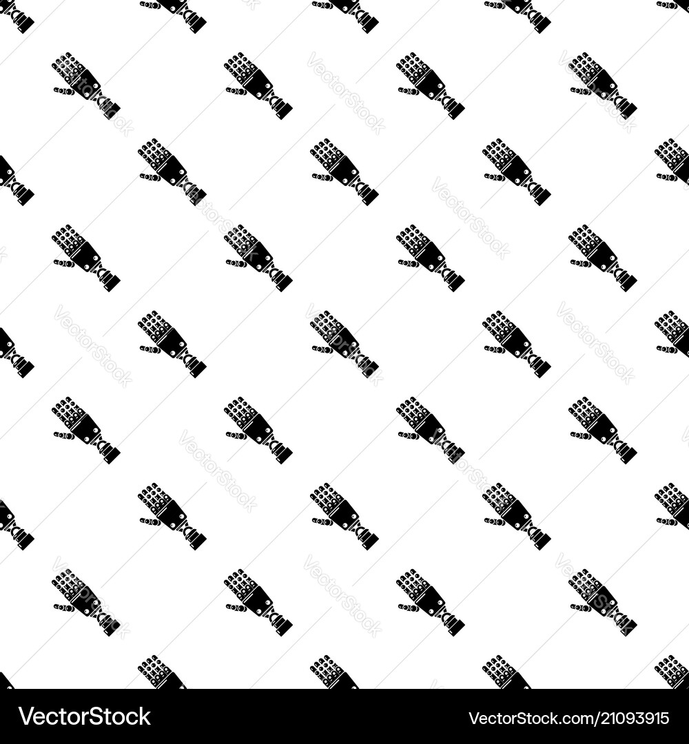 Robot arm icon simple style Robot arm icon simple style vector image