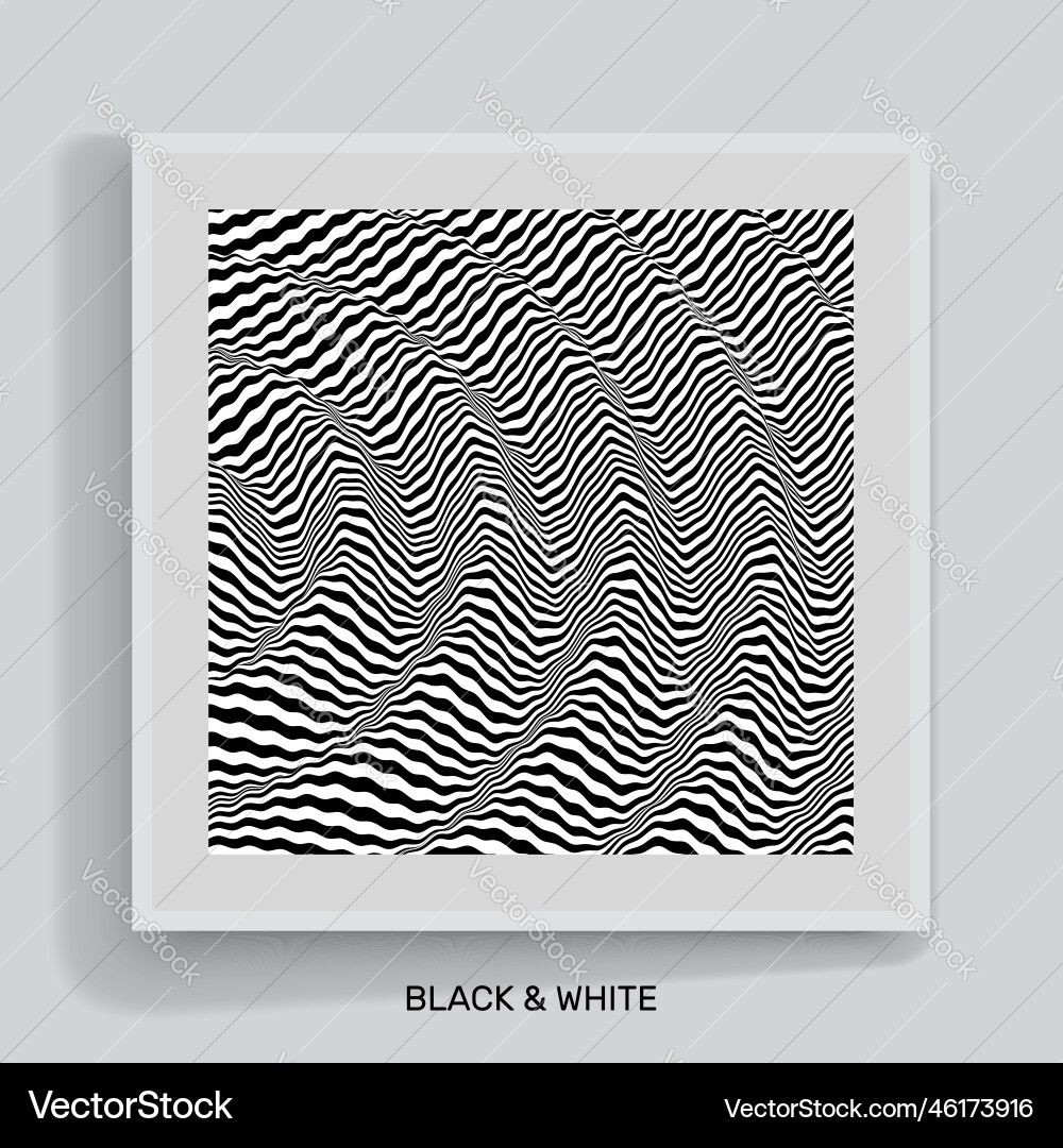 3d wavy Hintergrund dynamischer Effekt schwarz und weiß 3d wavy Hintergrund dynamischer Effekt schwarz und weiß vektorbild