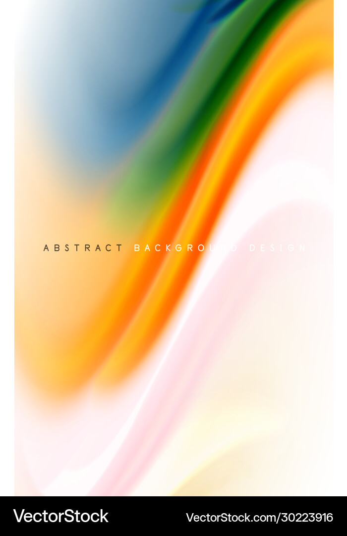 Abstract background - fluid color gradient waves Abstract background - fluid color gradient waves Vector Image