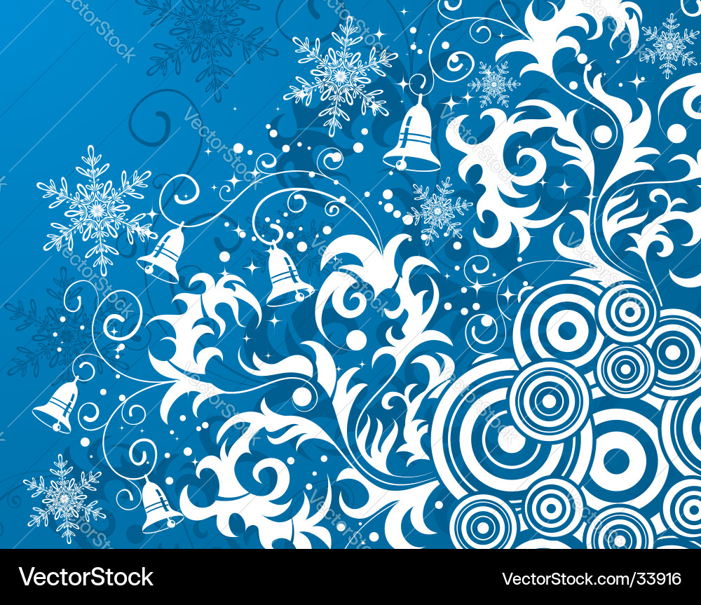 Background snow Vector Image
