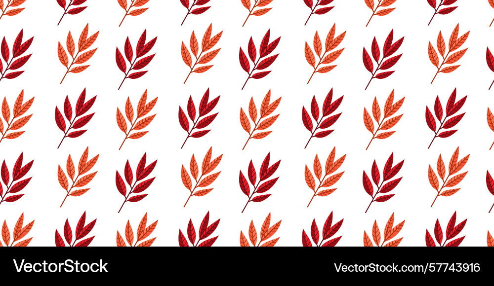 Design featuring an artistic pattern of autumn Vector Image