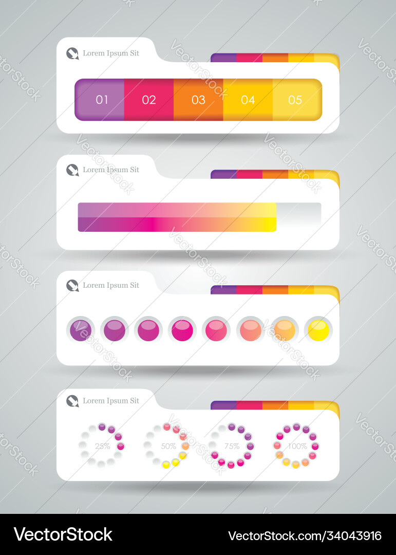 Web Panel Widget - Upload Service vektorbild