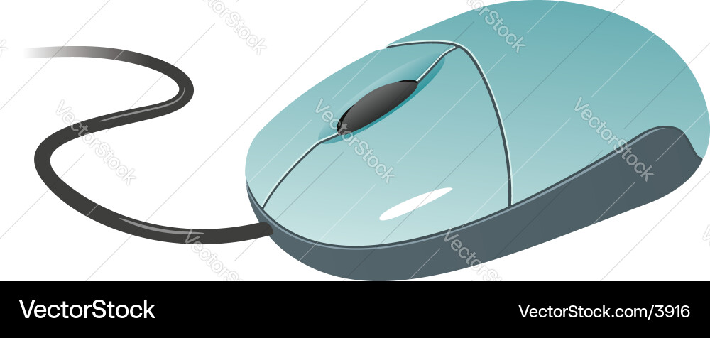 Wireless Computer Mouse vector image